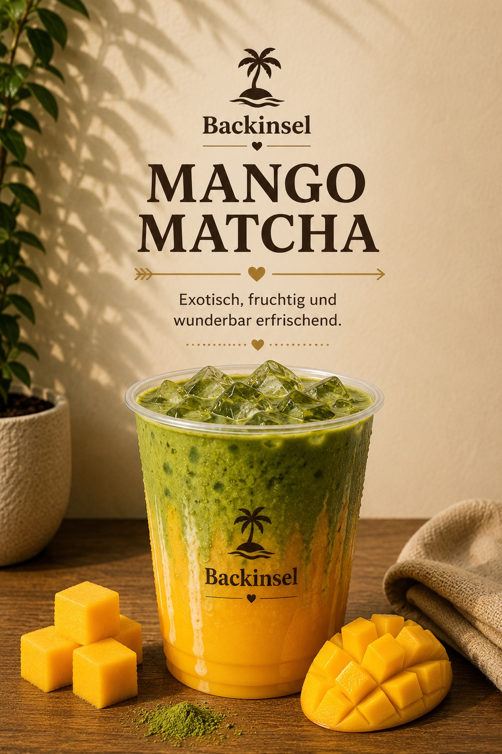 Mango Matcha — exotisch, fruchtig und erfrischend